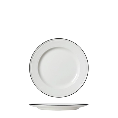 Bead Black Band assiette plate, Ø 16.5 cm  _1