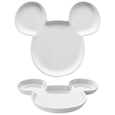 Hulu Mouse Assiette d'enfant, 24.5 x 27.5 cm _1