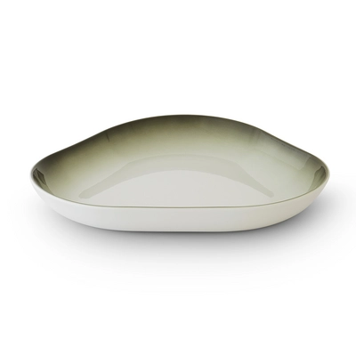 Tri Teller dreieckig, H: 6 cm, 42 x 40 cm, olive _1