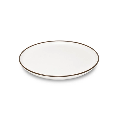 Rustikk Strok Base Teller Coupe flach, Ø 23 cm, 7x11, mahogany_1