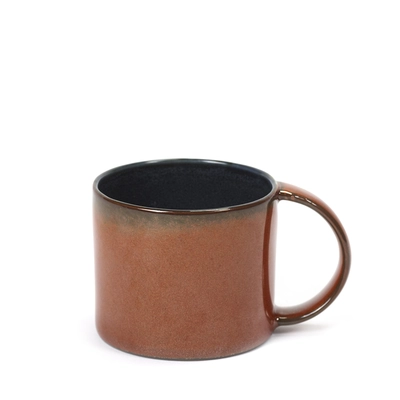 Terres de Rêves,tasse à espresso,d.blue/rust,8.5cl _1