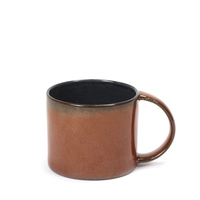 Terres de Rêves,tasse à espresso,d.blue/rust,8.5cl 