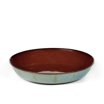 Terres de Rêves, Assiette coupe, rust/smokey blue creuse, Ø 17.5 cm, H: 3 cm_1