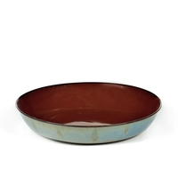 Terres de Rêves, Assiette coupe, rust/smokey blue creuse, Ø 17.5 cm, H: 3 cm