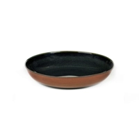 Terres de Rêves, Assiette coupe, dark blue/rust Ø 17.5 cm, H: 3cm