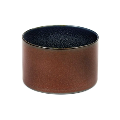 Terres de Rêves, Gobelet cylind. rust/d.blue Ø 7.5 cm, H: 5 cm, 16 cl_1