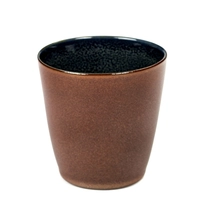 Terres de Rêves, Becher S, rust/d.blue Ø 7.5 cm, H: 7.5 cm, 18 cl