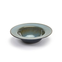Terres de Rêves, Teller tief, s.blue/d.blue, mit Fahne, Ø 21.3 cm, H: 5 cm