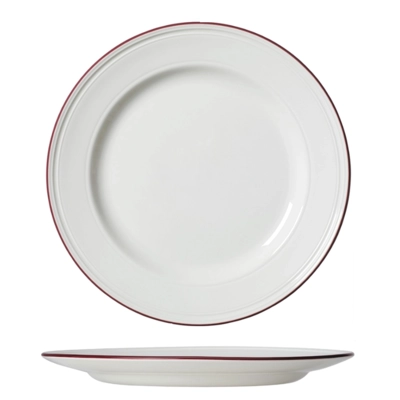 Bead Maroon Band assiette plate, Ø 28.5 cm _1