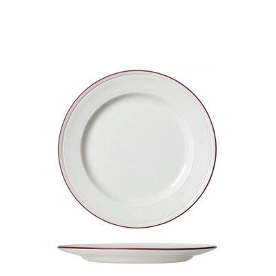 Bead Maroon Band assiette plate, Ø 20.25 cm  _1