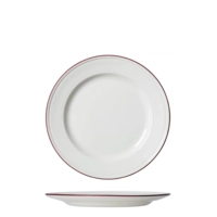 Bead Maroon Band assiette plate, Ø 20.25 cm  