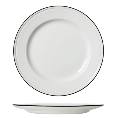 Bead Black Band assiette plate, Ø 28.5 cm  _1