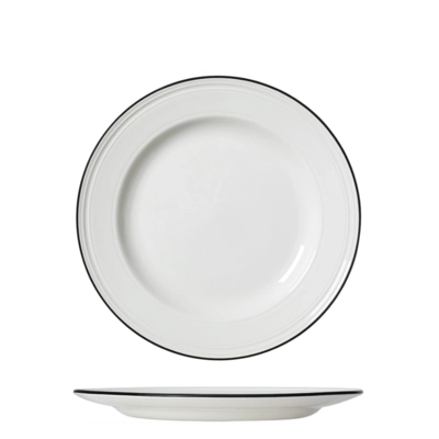 Bead Black Band assiette plate, Ø 25.5 cm  _1