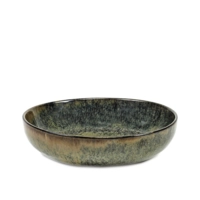 Surface Sergio Herman, Teller tief, Indi grey 21 cm Ø, H: 4 cm