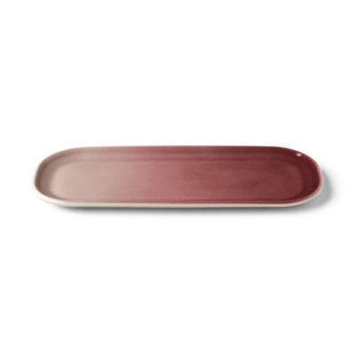 Fade Plat rouge, 41 x 13 cm  _1