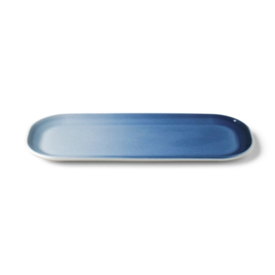 Fade Plat bleu, 41 x 13 cm  _1