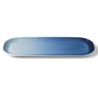 Fade Plat bleu, 30 x 13 cm  
