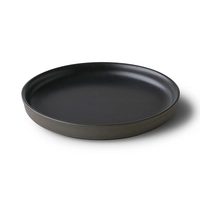 Tilt Teller flach, H: 2 cm, Ø 15 cm, schwarz 