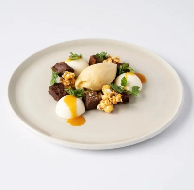 Fade Assiette plate beige, Ø 26 cm _2