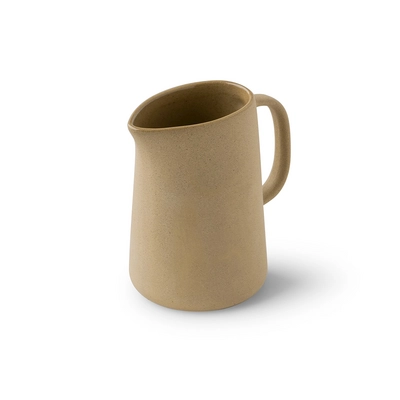 Tilt Kanne mit Henkel, H: 11 cm, 30 cl, beige _1