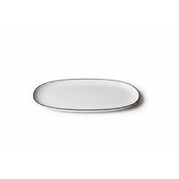 Rustikk Strok Frame Assiette plate, 26.5 x 20.5 cm , 7x11, mahogany