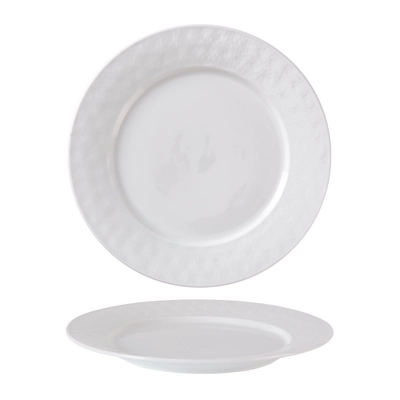 Alvea Assiette plate blanc, Ø 21.5 cm _1