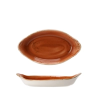 Craft Terracotta Plat à gratin ovale, 24.5 x 13.5 cm, 36 cl