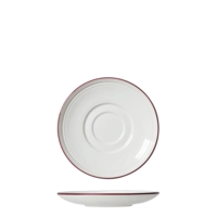 Bead Maroon Band Kombi Untertasse, Ø 15 cm 