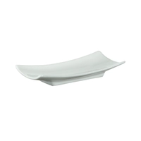 Appetizer mini-plat rectangulaire, 14.5x7cm 