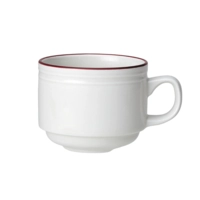 Bead Maroon Band Tasse à café emp., 20 cl 