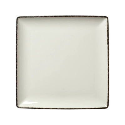 Charcoal Dapple Teller quadratisch,  27 x 27 cm _1