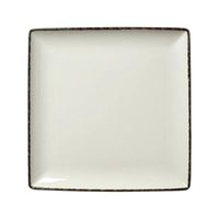 Charcoal Dapple Teller quadratisch,  27 x 27 cm 