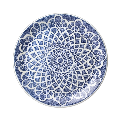 Ink Nomad Blue Assiette plate coupe, Ø 25.25 cm _1