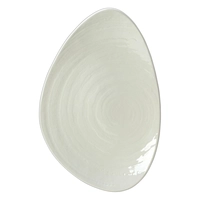 SCAPE Assiette plate organique blanche, 37.5 cm 