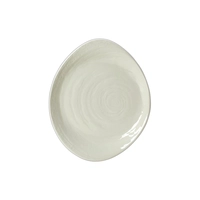 Scape Assiette plate blanche, Ø 15.5 cm 