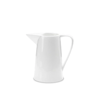 Pot de porcelaine avec anse, 70cl, H: 16 cm 