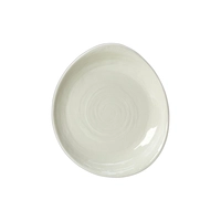 Scape Assiette plate blanche, Ø 25 cm 