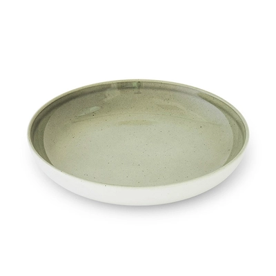 Ela Grønn Assiette à bord haut, Ø 27 cm, 5x01, olive_1