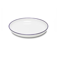 Strok Assiette à bord haut, Ø 22 cm, 3x25 blue cobalt