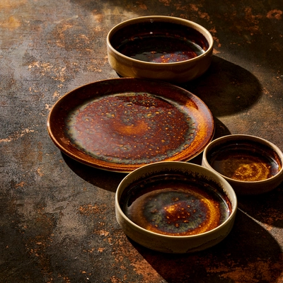 Aurora Vesuvius Amber Tulip Bowl, Ø 10.25 cm, 17.6 cl_2