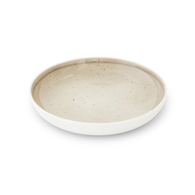 Ela Brun Assiette à bord haut, Ø 22 cm, 7x11, 90 cl, mahogany_1