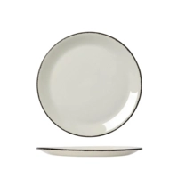 Charcoal Dapple Teller Coupe flach, Ø 23 cm  