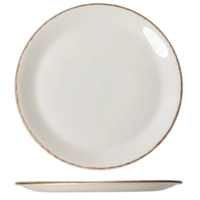 Brown Dapple Teller Coupe flach, Ø 30 cm   