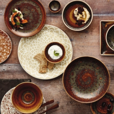 Ink Nomad Sand Assiette plate coupe, Ø 30 cm _2
