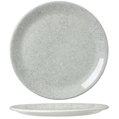 Ink Crackle Grey Teller Coupe flach, Ø 30 cm _1