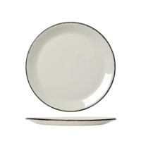 Charcoal Dapple Teller Coupe flach, Ø 25.25 cm 
