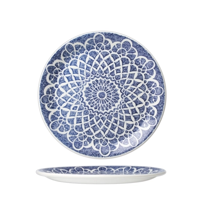 Ink Nomad Blue Assiette plate coupe, Ø 25.25 cm _1