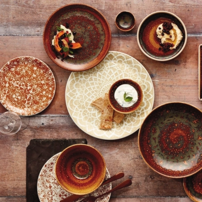 Ink Nomad Sand Assiette plate coupe, Ø 25.25 cm _2