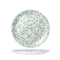 Ink Legacy Teal Neg Assiette plate coupe, Ø25.25cm 