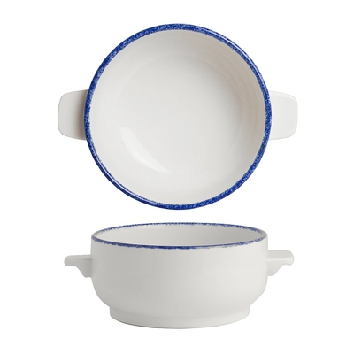 Blue Dapple Suppen Obertasse, 2 Griffe, 42.5cl, ohne Deckel_1